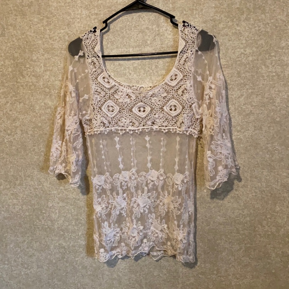 Macrame Lace Blouse